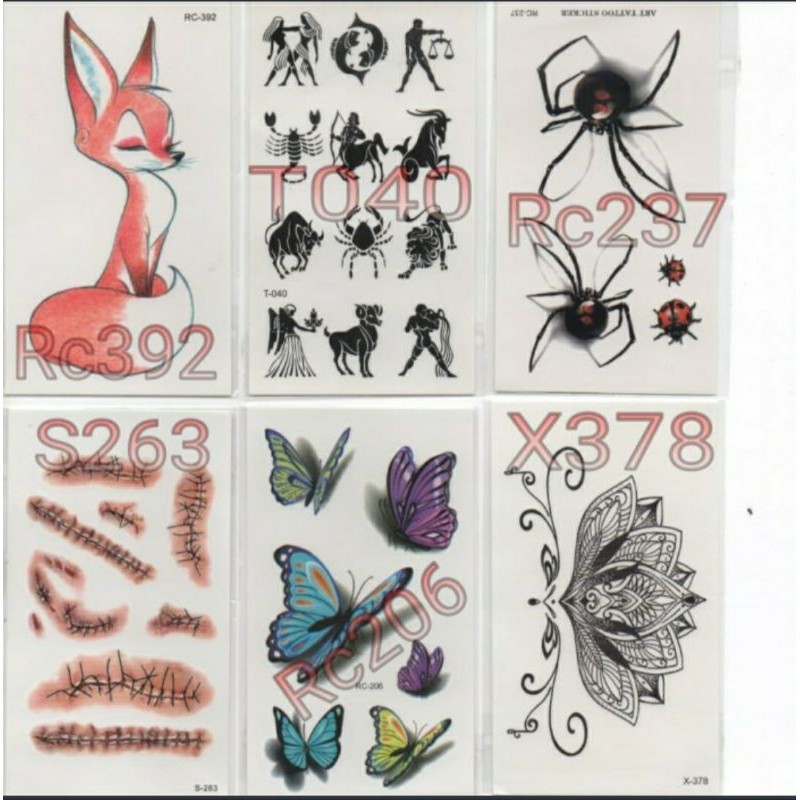 tattoo tato sementara bisa hapus temporary premium unik etnic motif etnik unique temporarily art