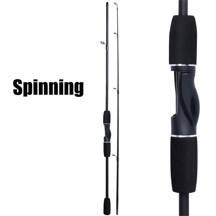 Joran Pancing Carbon /Tongkat Pancing 2.1M/2.4M dengan Bahan Serat Karbon /joran casting lentur kuat