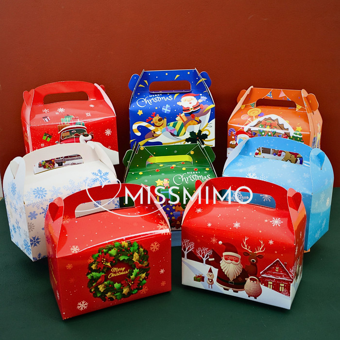 

Gable Box Christmas Natal Gift Kotak Hadiah Hamper Kue Cookies Snack