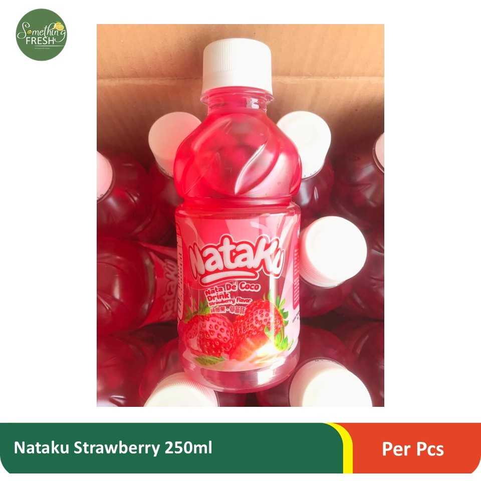 

Nataku Strawberry Botol 250ml Per Pcs