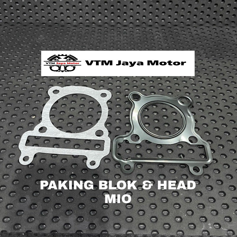 Paking blok dan paking head mio sporty smile mio soul nouvo ( OEM ) VTM