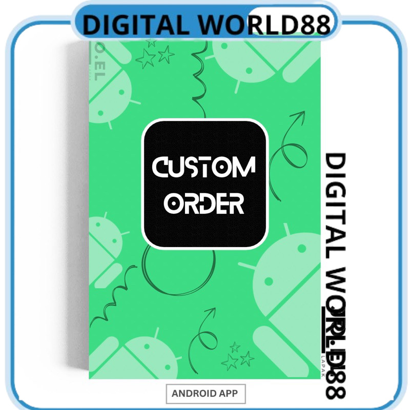 Aplikasi Android Custom Order Full Version DW