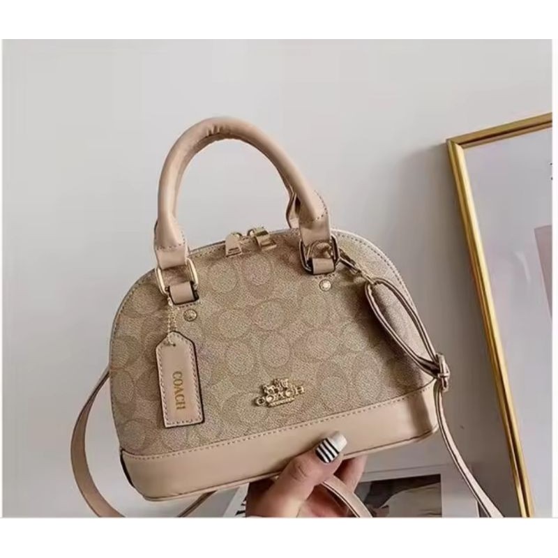 PROMO TAS WANITA KULIT PREMIUM SEMI IMPORT/TAS SELEMPANG WANITA/COCH 5421 ALMA MEDIUM 24 CM SLINGBAG