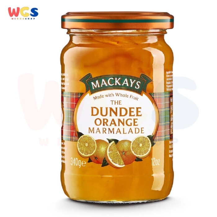 

New Arrival Mackays Dundee Orange Marmalade Jam 340 gr - Selai Jeruk