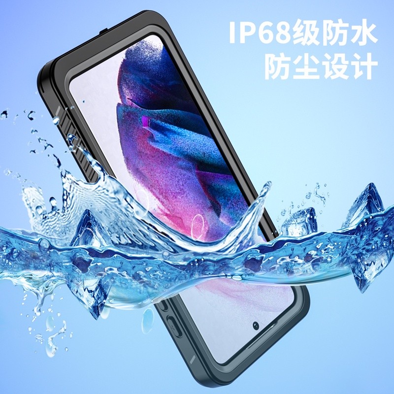 Huawei P40 P30 Pro menyelam kasus Clear Back Cover 360 Full Body Cover Protection Swim IP68 HD Water