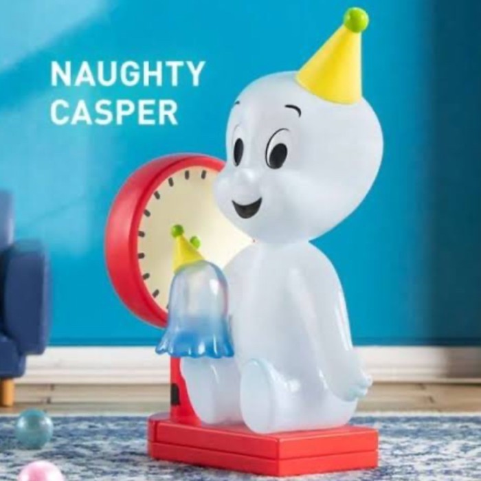 POP MART Naughty CASPER x Trevor Andrew Open Box Confirm Figure Collection Koleksi Action Figure Squ