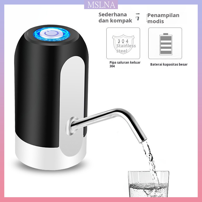 Pompa air minum dalam kemasan dispenser air mineral rumah tangga elektrik tong besar mesin press air