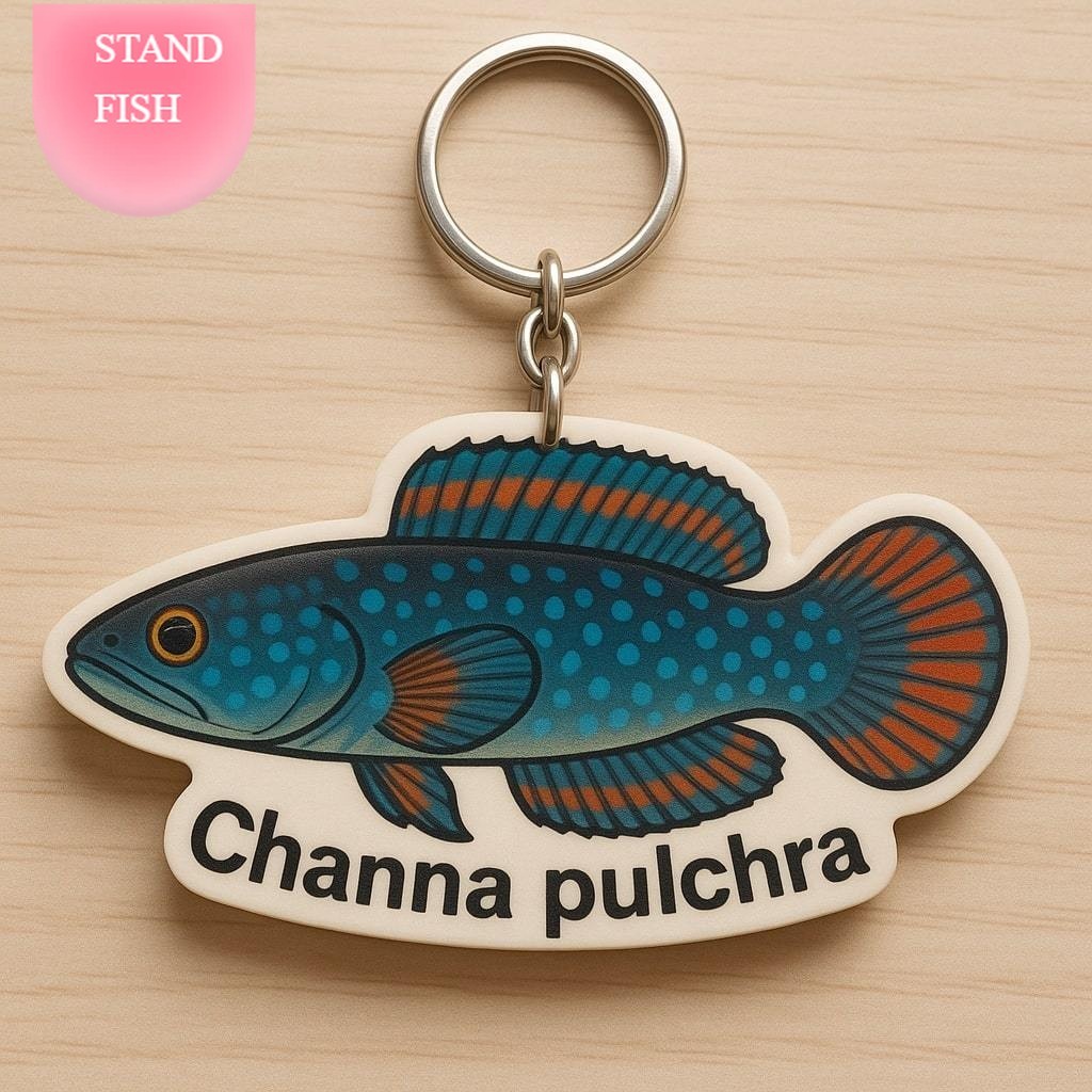 Gantungan Kunci Channa Pulchra 7 12 CM