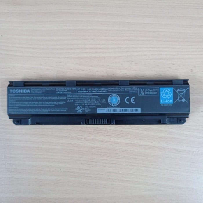 Toshiba Baterai Batre Laptop Toshiba Satellite L-840 L-845 L-845.D L-850 L-855 Original