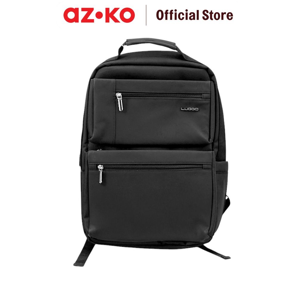AZKO Luggo Zayden Tas Ransel - Hitam Adult Backpack Tas Punggung Dewasa Ransel Gendong Serbaguna