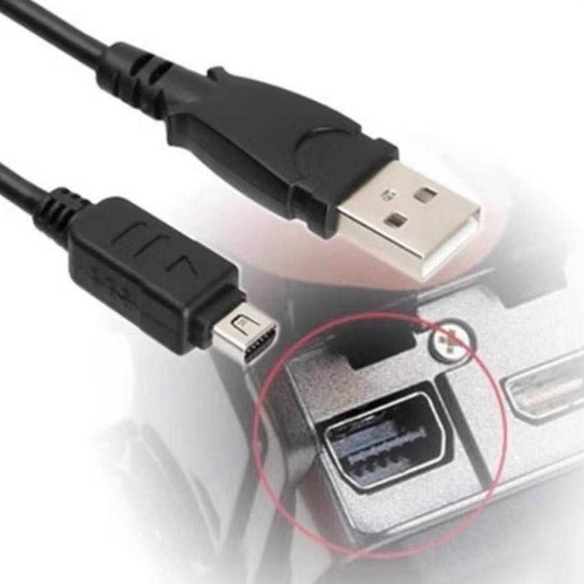 Kabel Data Usb Olympus Cb-Usb5 Cb-Usb6 Panjang 1.5 Meter - Untuk Kamera Em10 Ii Epl9 E-M1 Mju9000 -