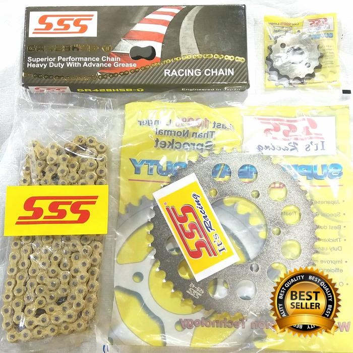 Gear Set SSS Kawasaki Athlete / ZX 130 Rantai HSBT Termurah
