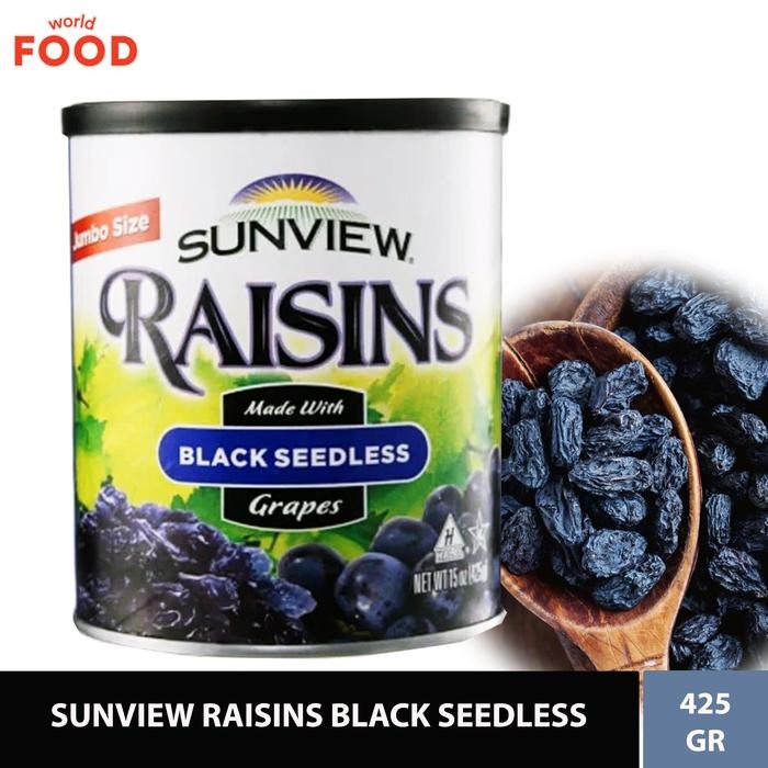 

SUNVIEW RAISIN BLACK SEEDLESS 15OZ