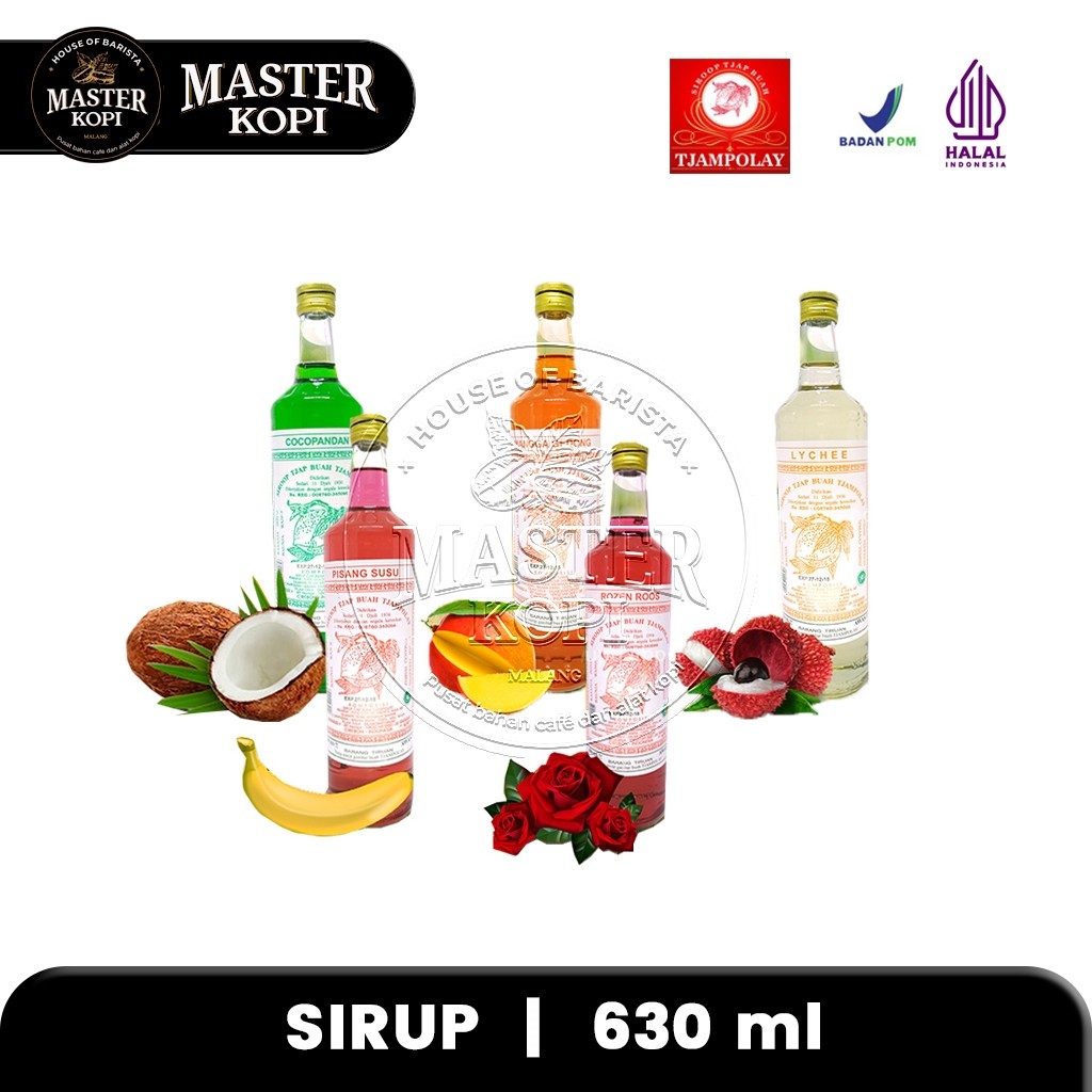 

Sirup Tjampolay Aneka Buah Syrup - Botol Kaca 630ml