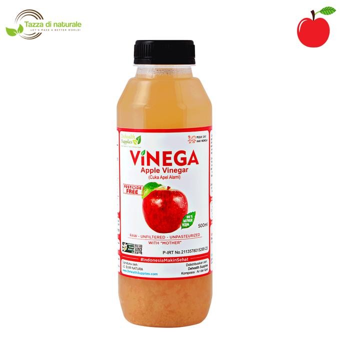 

Cuka Apel Vinega 500 mL - Botol Plastik