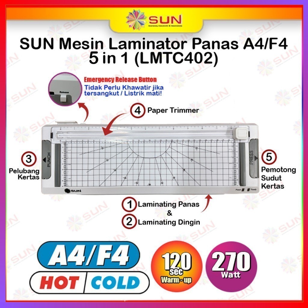 

XIMAX - Mesin Laminating A4/F4 (240mm) Panas & Laminasi Dingin KTP, Ijasah KK Sertifikat, Akte, Dokumen - langsung kirim