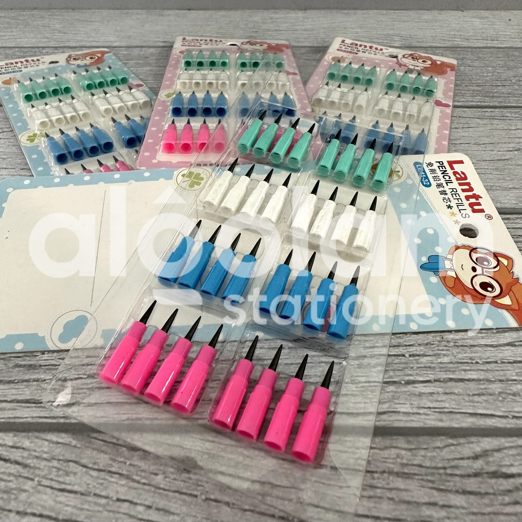 

SATU PAD ( 32 PCS ) Refill Pensil Bensia Isi Ulang Pensil Lantu Cabut Susun Lengkap