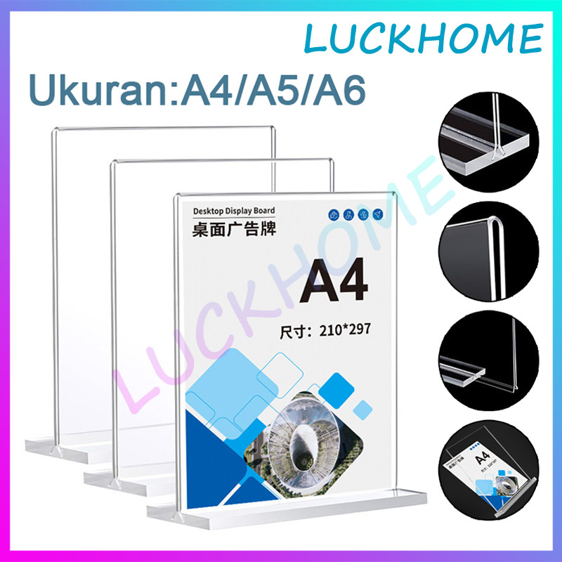 

Tent Holder Akrilik Bukan Akrilik A6 Tempat Kertas Display Dudukan Brosur Display Menu Standing Akrilik Tempat Brosur Akrilik Tent Card Holder Qris Barcode Untuk Brosur Ukuran A6 A5 A4