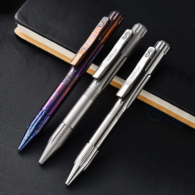 

Titanium Alloy Tactical Pen Business Signature Gel Pen Selfdefense Personal Security Equipment Emergency Grass Breaker