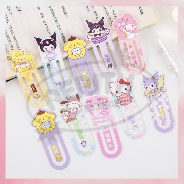 

AS PEMBATAS BUKU SET 15 PCS PENANDA BUKU SANRIO KLIP COD PEMBATAS KERTAS BUKU BARU MURAH (SR)A-PB009