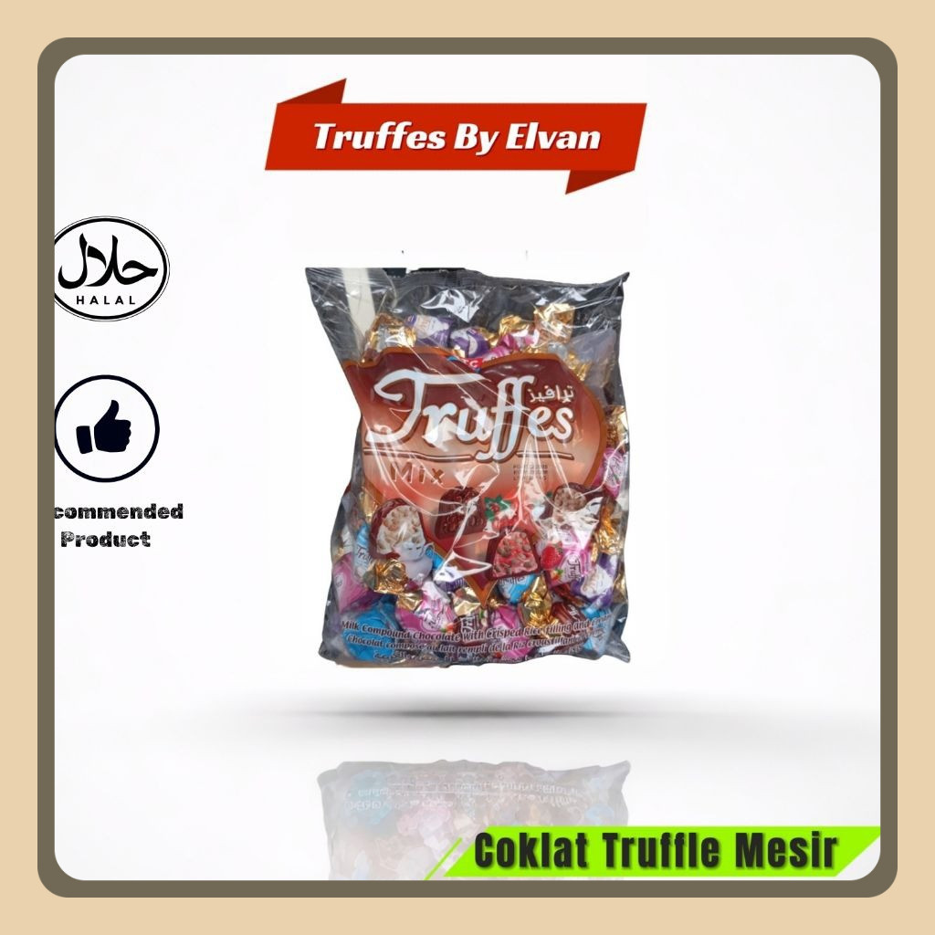 

Coklat Truffle Mix Oleh Oleh Haji Umroh Bersertifikat Halal 1Kg
