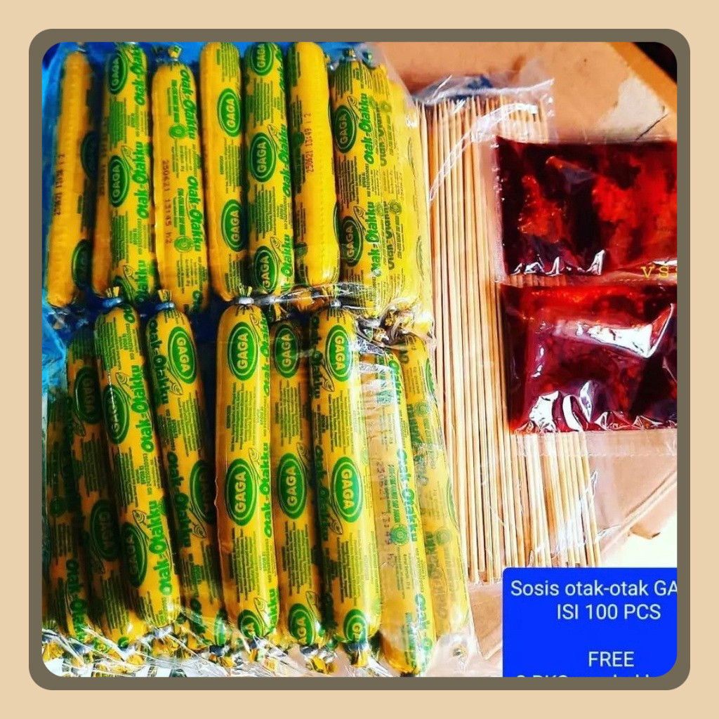 

Sosis GAGA ( 100 pcs ) Free bumbu & tusukan