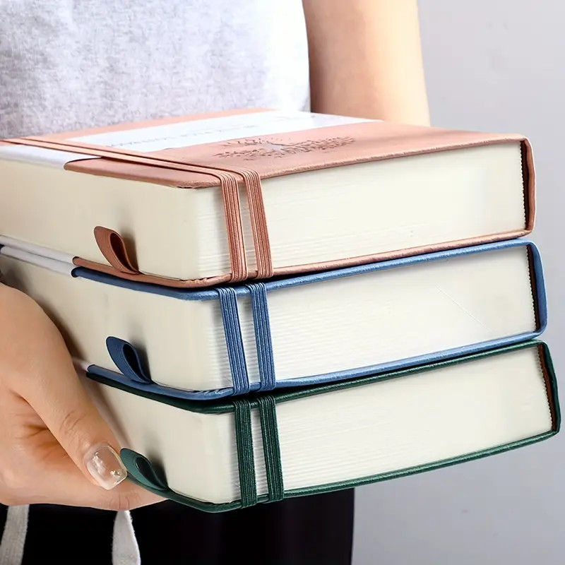 

730 Pages Diary Extra Thick A5 Blank Notebook Korean Stationery Softcover Notepad Sketchbook Notebooks Writing Pads Office