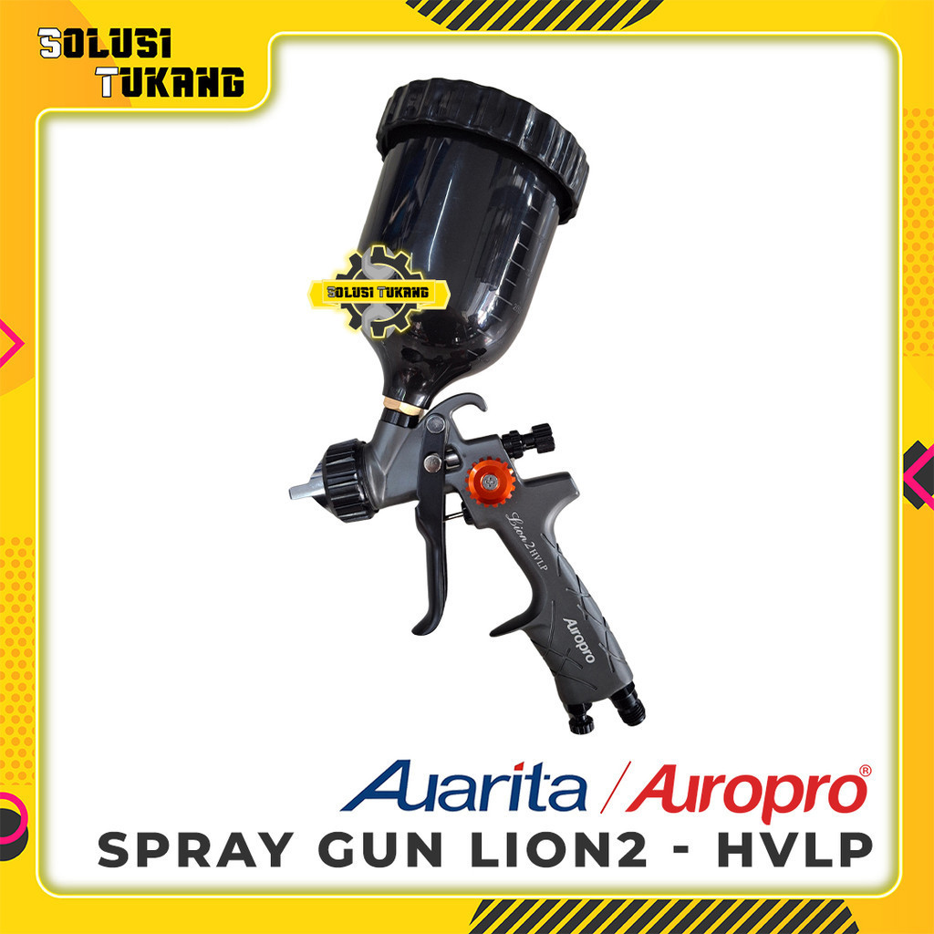 Spray Gun  AUROPRO / AUARITA LION 2 HVLP 1.3mm Cup 600ml LION-2
