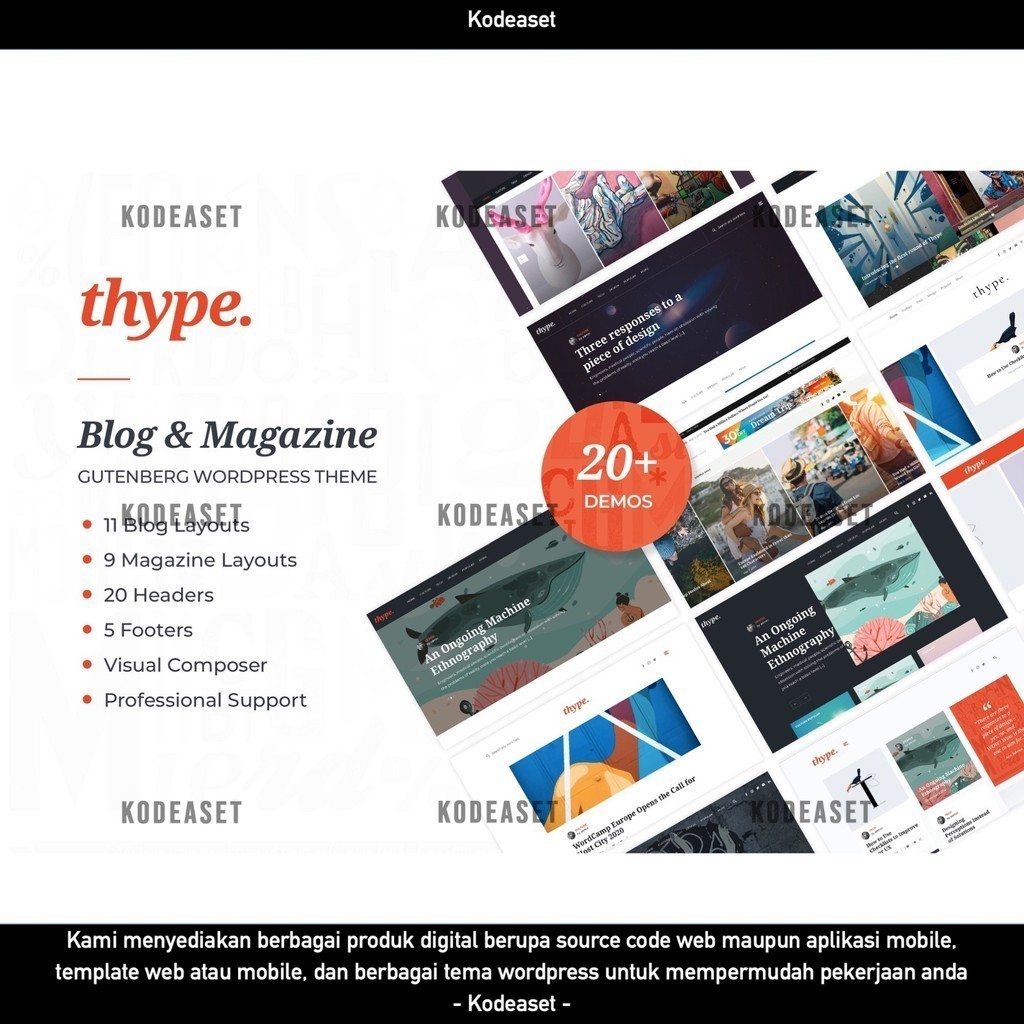 WORDPRESS THEME THYPE | PERSONAL BLOG & TRAVEL   D5229 TEMA TEMPLATE WEB BY KODEASET LISENSI ORIGINA