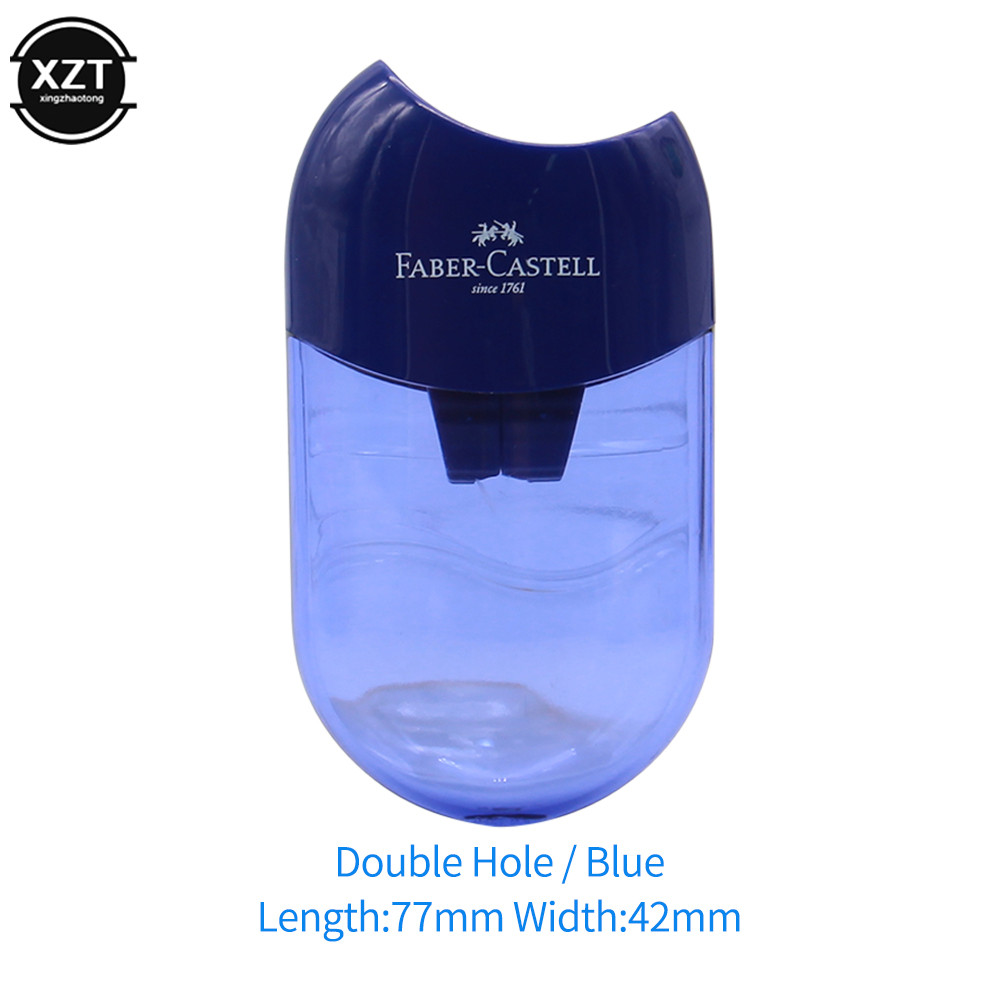 

Creative Double Holes Pencil Sharpener Pencil Student Pen Knife Sharpener for Children's School Learning Office Supplies