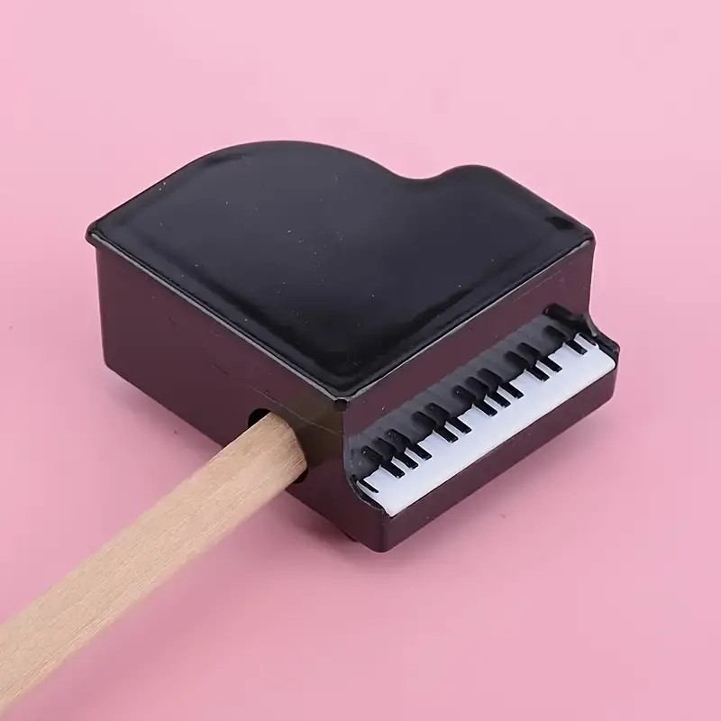 

Piano Shaped Pencil Sharpener Gift Portable for Sketch Pencils Mini Music Stationery for School Classroom Home Artists Engineers
