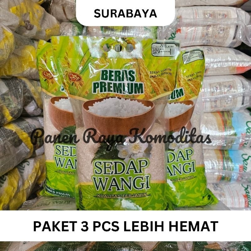 

New Beras Sedap Wangi 5Kg x 3pcs (15Kg)Premium