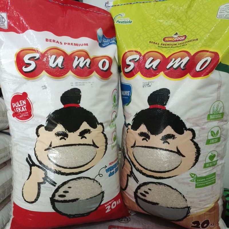 BERAS SUMO MERAH 20KG 20 KG / SUMO HIJAU 20 KG BERA SUMO PREMIUM
