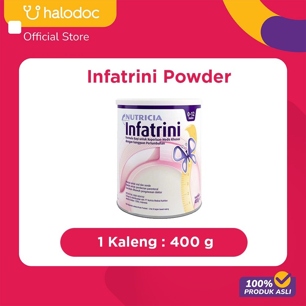 New Infatrini Powder 400g Susu Kalori Tinggi Bayi 0-12 BulanPremium