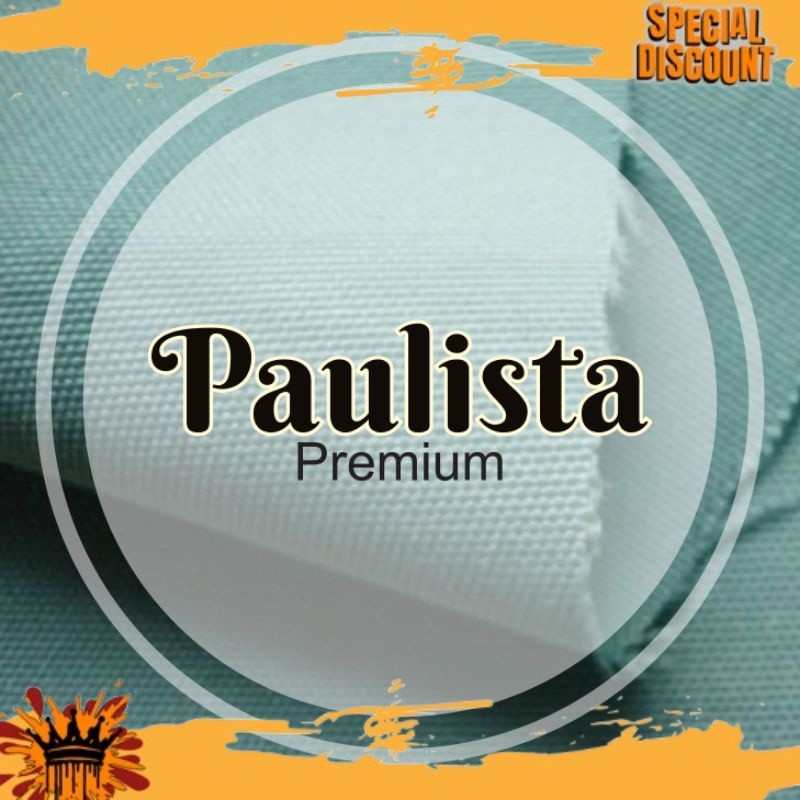 RIZ Kain Paulista Malta Yoris Tebal Jatuh Utk Gamis Atasan Rok (0.5m) SUBUR