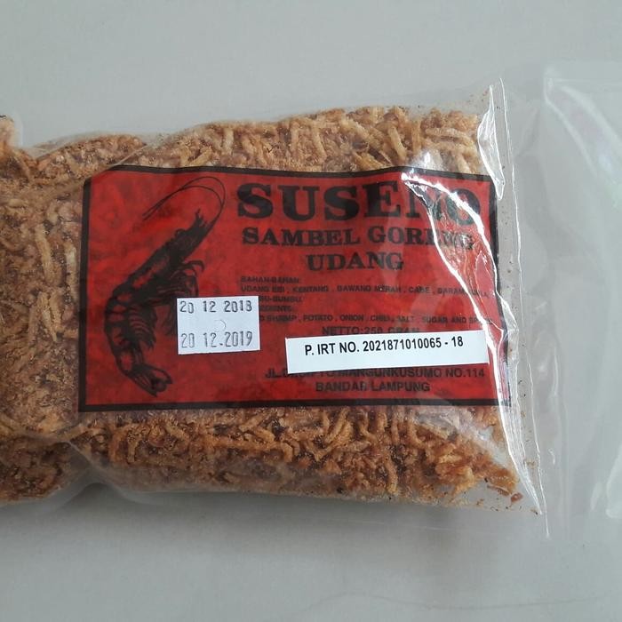 

Sambel Udang Suseno - Original Pedes
