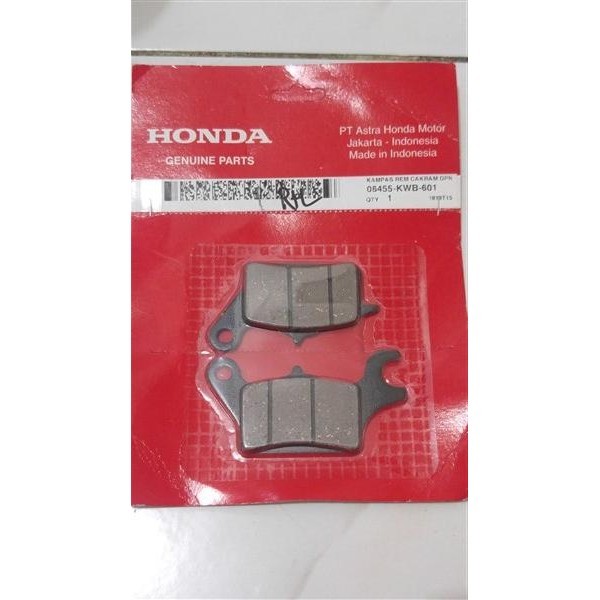 Kampas Rem Depan Supra x 125 Fi dan Revo Abs Original Honda