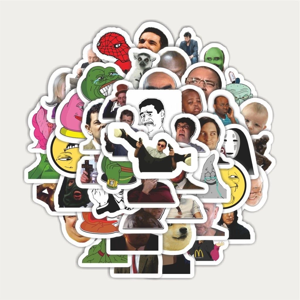

Sticker Pack Sticker Ekspresi Lucu Sticker | Sticker TUMBLR | Stiker LAPTOP KOPER HELM