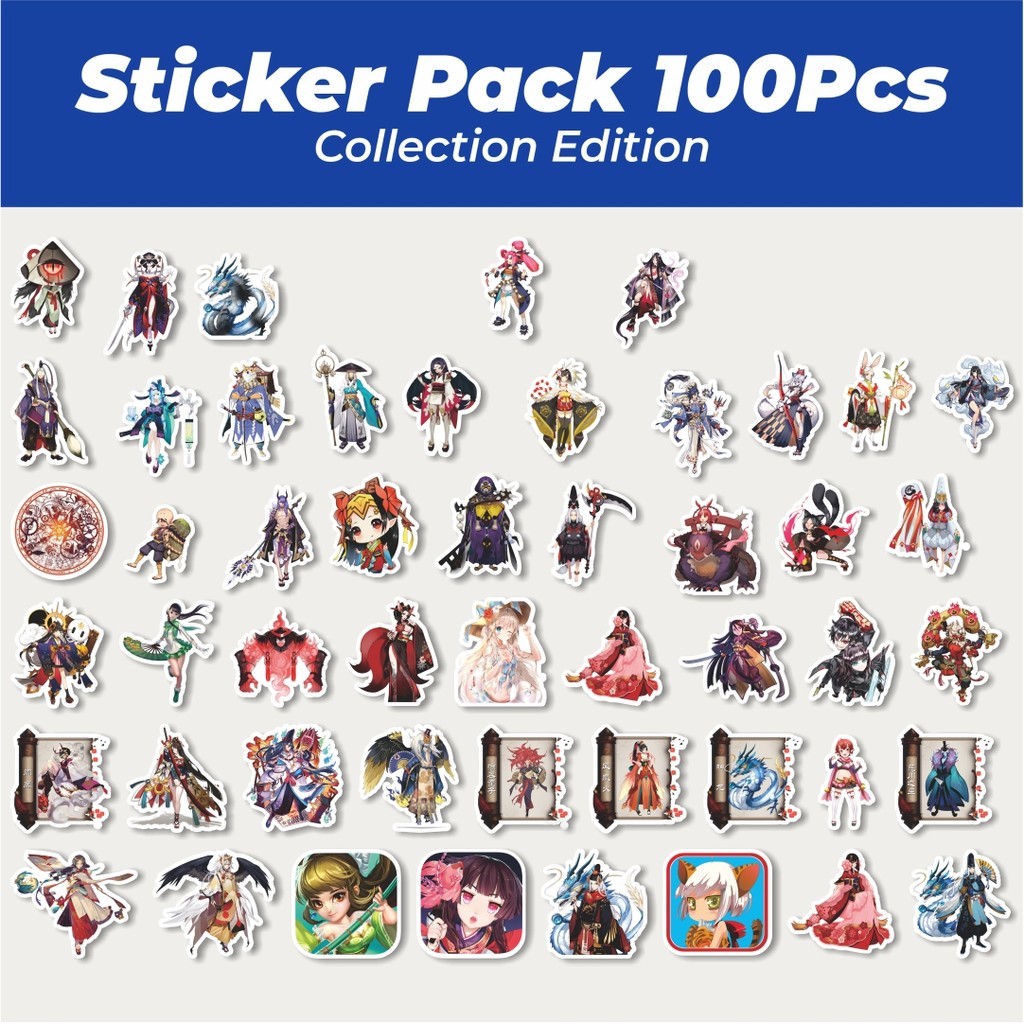 

Hot Stiker Anime Onmyōdō (Ilmu Sihir Jepang) Lucu Anti Air Stikers Berperekat Waterproof Sticker Decal Buat Motor Helm Buku Journal Koper Casing HP Laptop Botol Minum