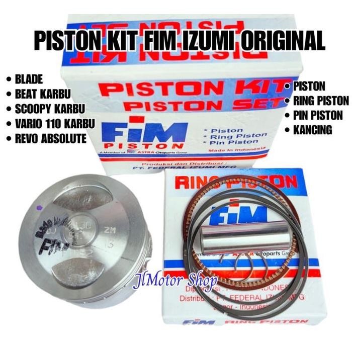 SEHER PISTON FIM 42 STD 50 50.5 51 51.5 52 - FIM 52 BORE UP 53.5 54 54.5 55 BEAT SCOOPY VARIO 110 KA