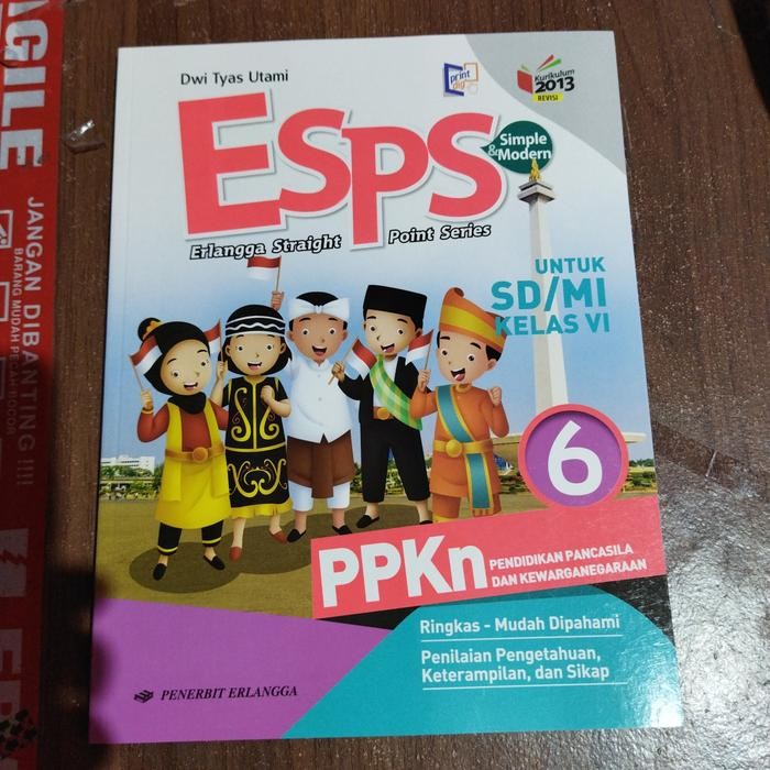 Buku esps pkn kelas 6 esis erlangga