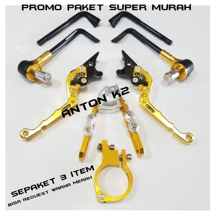HANDLE REM SATRIA FU-HANDLE REM SATRIA FU-TUAS REM SATRIA FU 1 PAKET 3 - GOLD