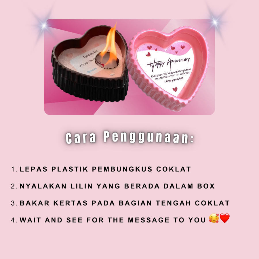 

CHO-CWEET BURN AWAY CHOCOLATE Coklat Valentine | Burn Away Cake | Flamming Cake