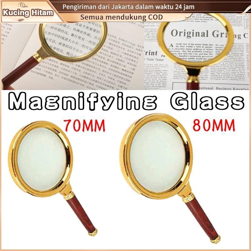 

1Pcs 70mm 80mm 10X ORIGINAL MP / Lup Lensa Handheld Magnifier / Magnifying