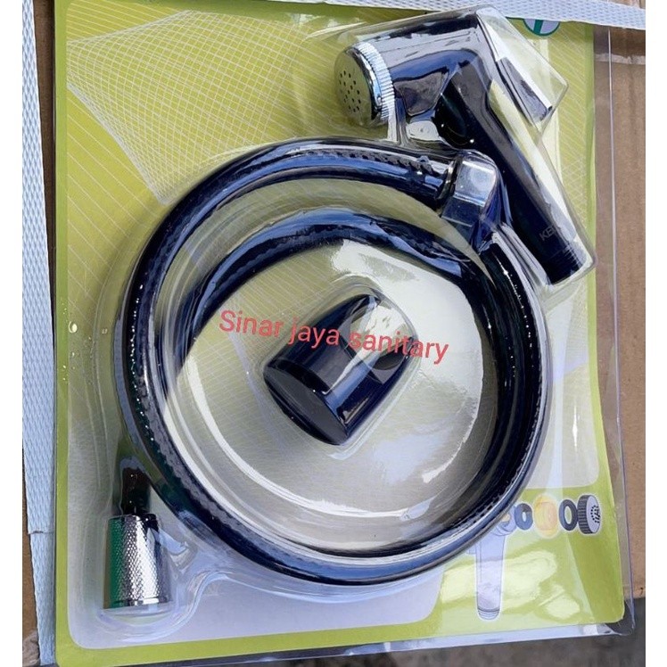 Jet shower hitam stainless "ORIGINAL"  / shower stainless hitam