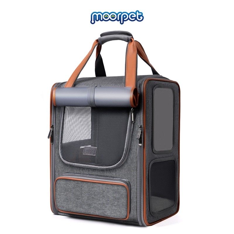 New Moorpet Tas hewan peliharaan, tas belakang luar, tas tangan, ruang besar, tas kucingPremium