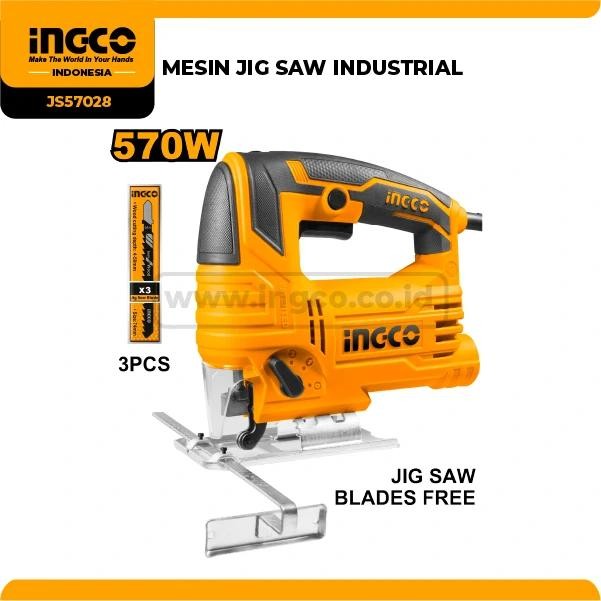 Mesin Jigsaw Industrial 570 Watt INGCO JS57028