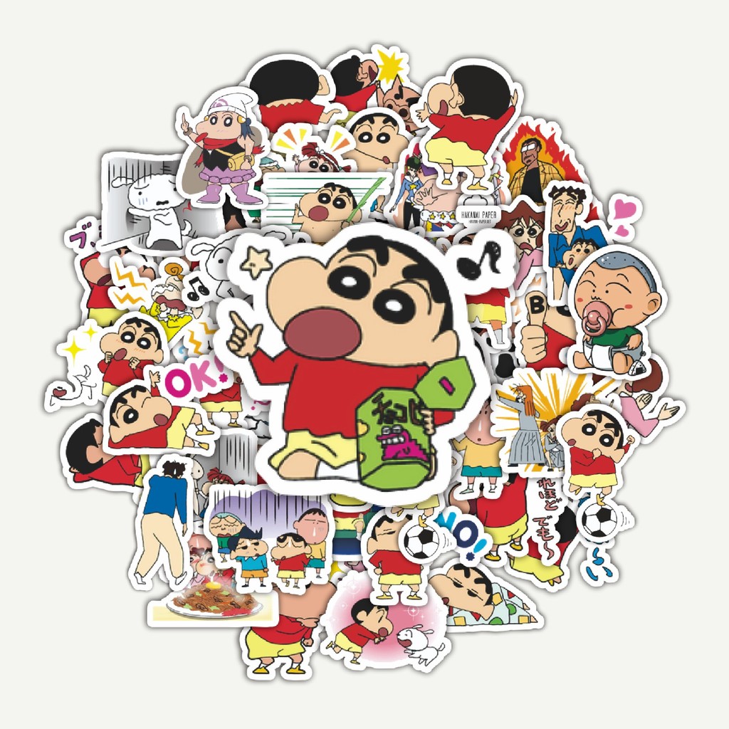 

Sticker Pack Stiker Kartun Crayon Shin-chan v2 | Sticker TUMBLR | Stiker LAPTOP KOPER HELM