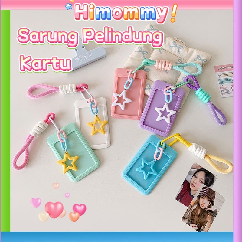 

ID Card Holder/Sarung Kartu /Sarung Pelindung Foto /Sarung Pelindung Kartu Yang Lucu /Pelindung + Tali