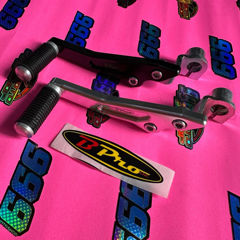 bpro racing cover gear depan kutikan gigi fizr mxking jupiter supra vega standar std pedal operan f1